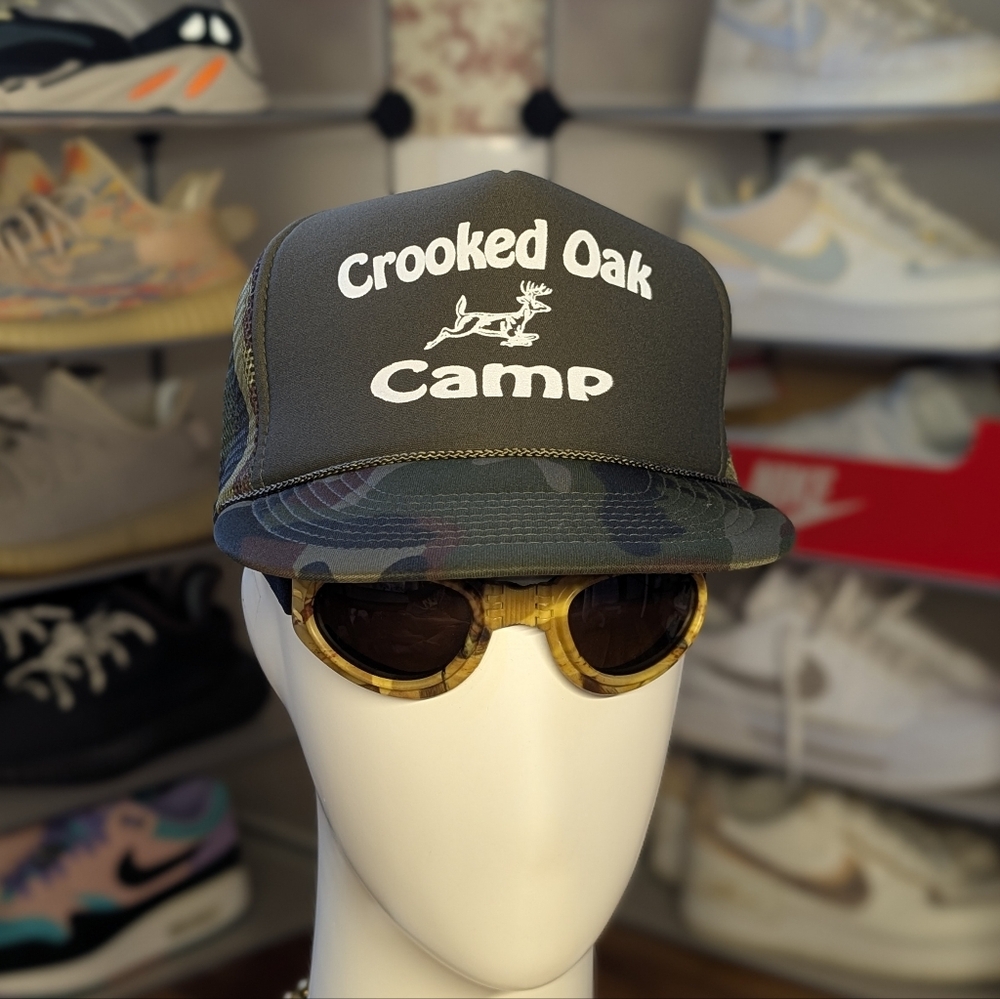 Crooked Oak Camp Vintage Camo Hat (OS)
